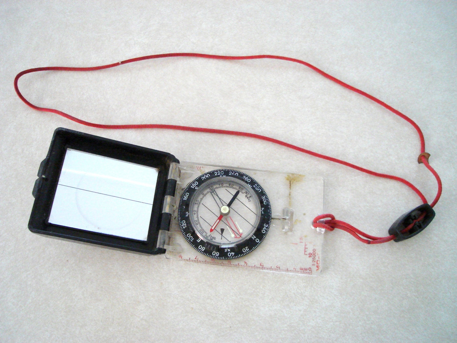 SALE 1960's Suunto MC1 Mirror Sight Protractor Compass