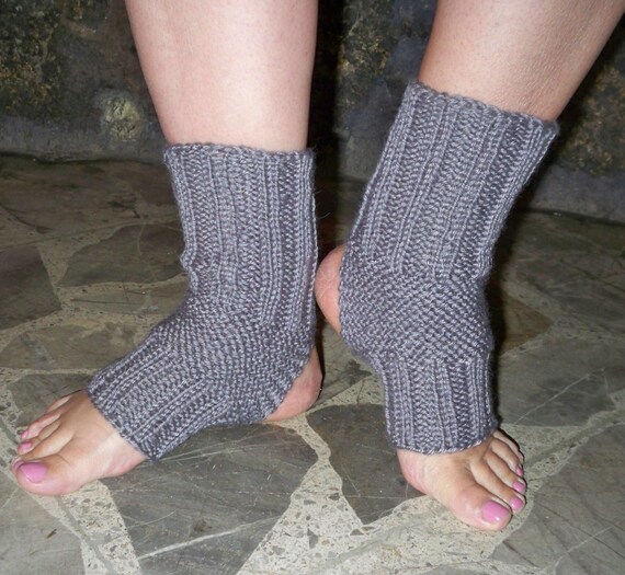 Yoga Socks Toeless Pedicure Stirrup Dance Pilates Warmers Wool