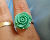 Turquoise ring,Beautifull ring,Ocean blue flower ring