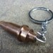 Jaguar Cosworth F1 keychain / keyring made from a metal racecar part - Great guy man car gift