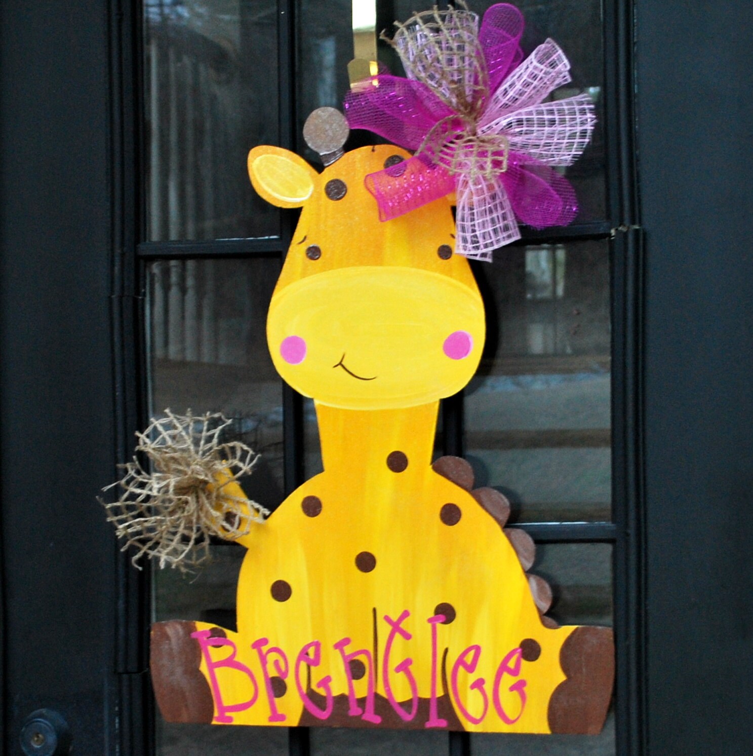 Baby Door Hanger Giraffe Door Hanger Door Decoration Summer
