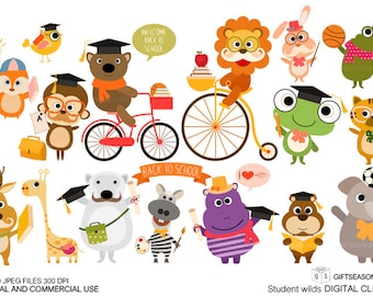 Halloween owls Digital clip art for Personal and Commercial