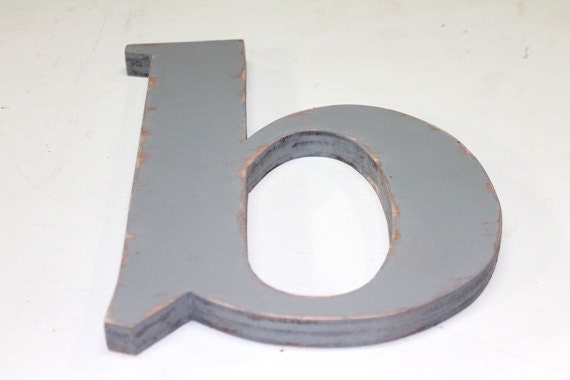 Wooden Letter B Lower Case 12 Inch Nursery