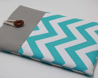 15 inch Macbook Pro Case Macbook Pro Sleeve Computer Bag Laptop Case 15 inch Laptop Sleeve 15.6 Laptop case 15.6 Chevron Teal Blue