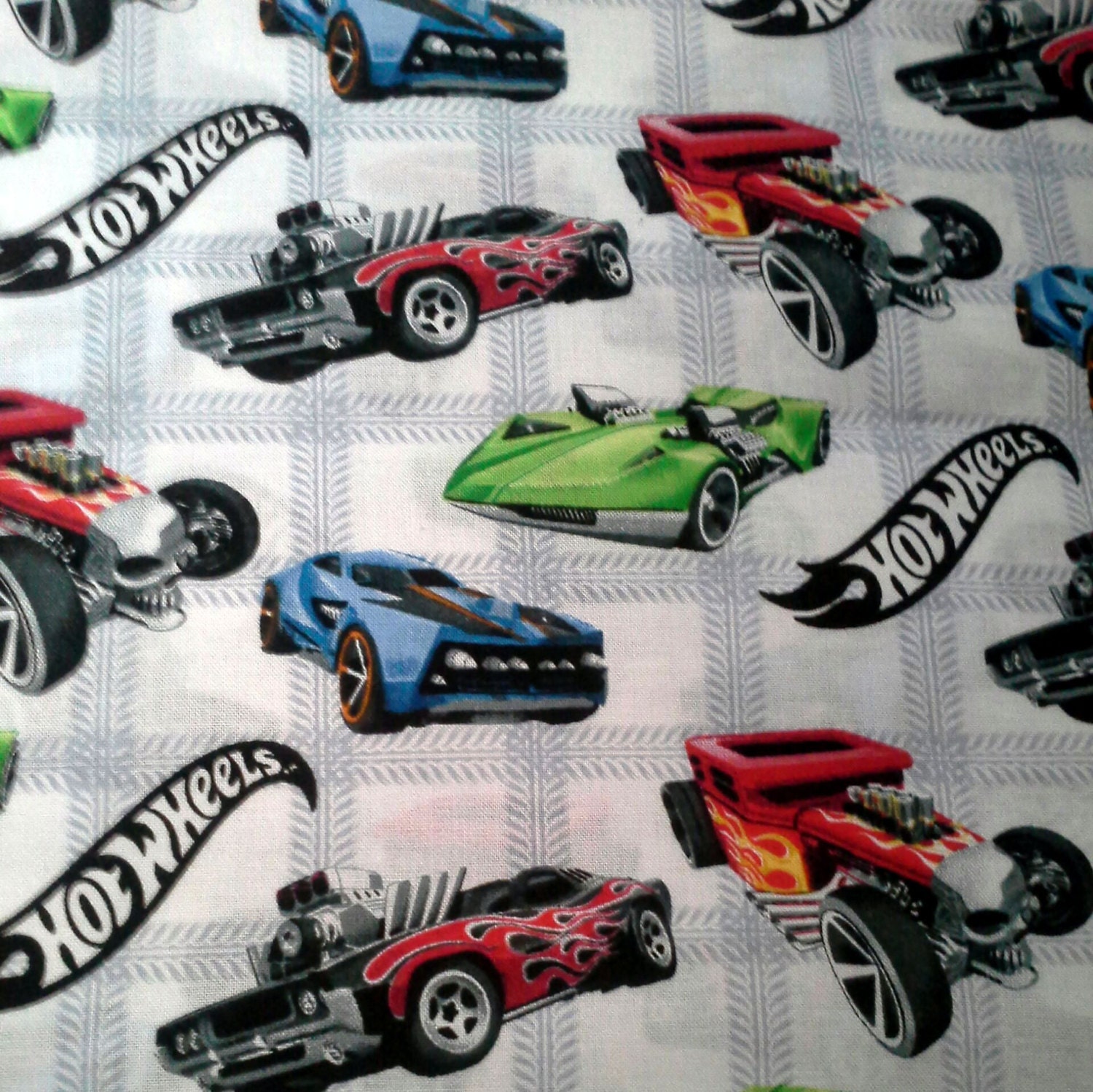 Hand Crafted Hot Wheels Print Blanket