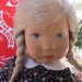 SALE WAS 225.00 Kathe Kruse Doll Blonde Hair Blue Eyes German Doll Vinyl Doll 80s Eva Kathe Kruse Dolls