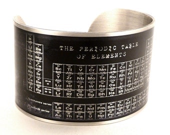 periodic of table bracelet elements Chemistry Periodic Elements Bracelet, Black a Cuff nd of Silver Table