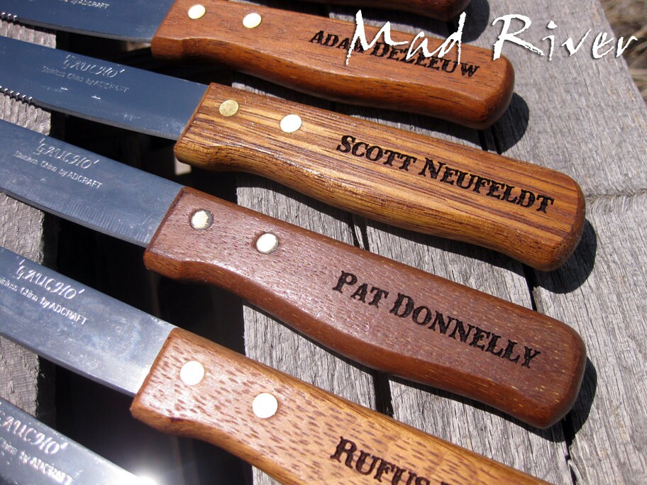 Laser Engraved Gaucho Steak Knife with your Custom Engraving
