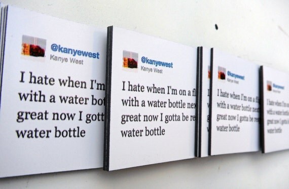 Kanye West Tweet Refrigerator Magnet 2x3 