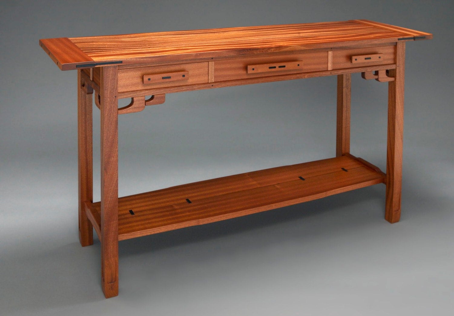 Three Drawer Greene And Greene Hall Entry Table