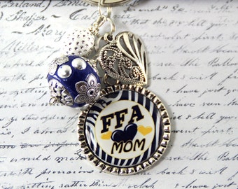 FFA Mom Bottlecap Key Chain