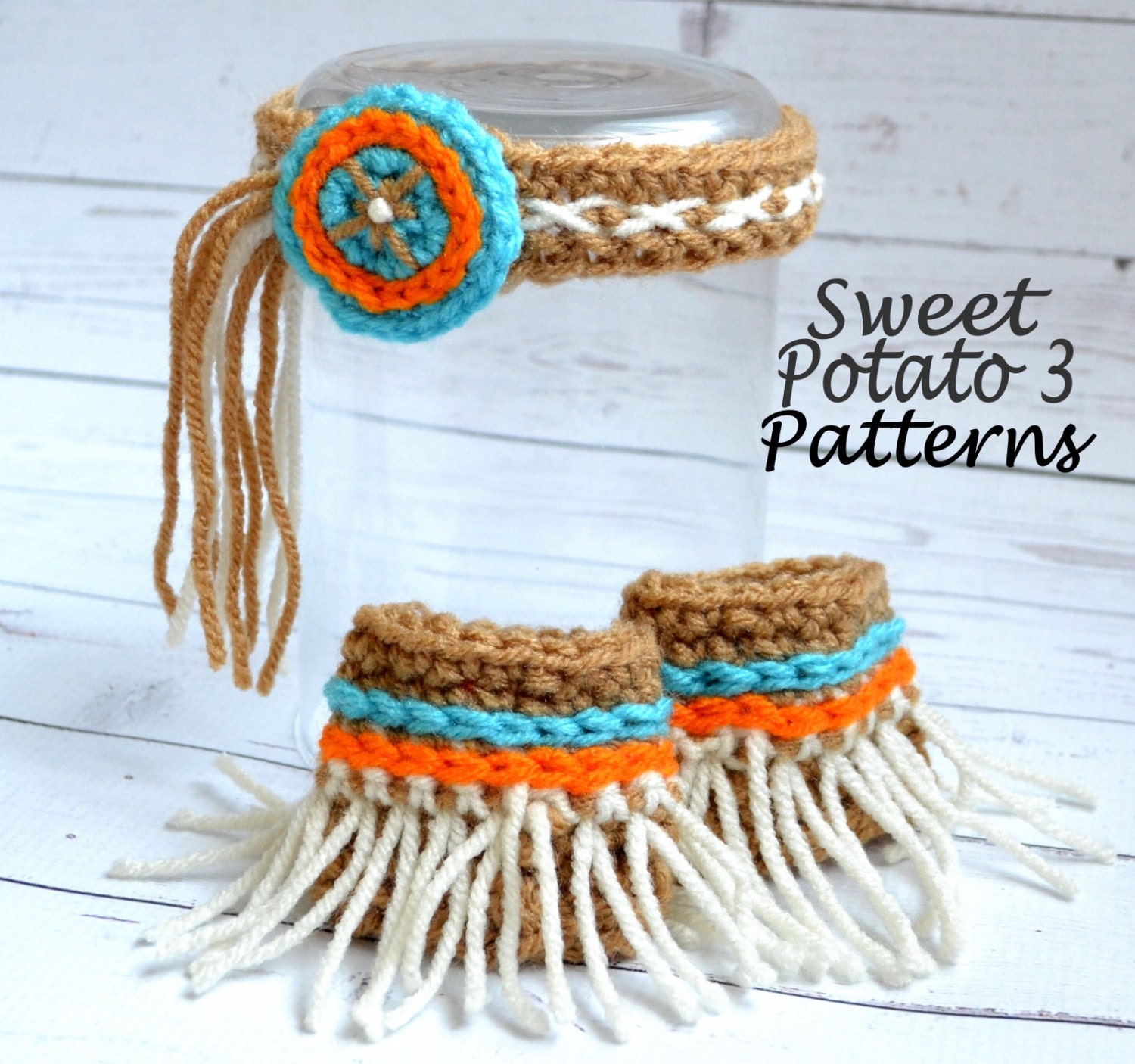 PATTERN Indian Headband Crochet Head Wear