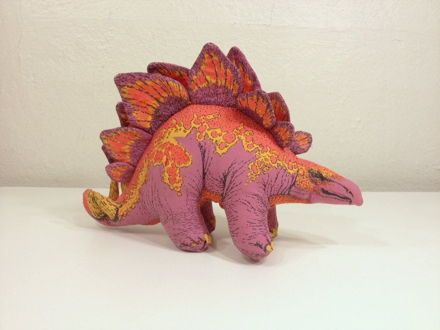 stuffed stegosaurus