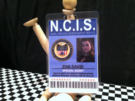 Items similar to NCIS Ziva David ID - Special Agent - prop replica ID ...