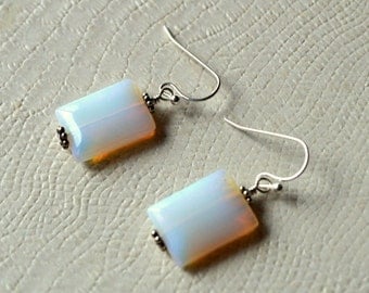 Opalite Earrings in Sterling Silver – Effortless Elegance for the Modern Woman