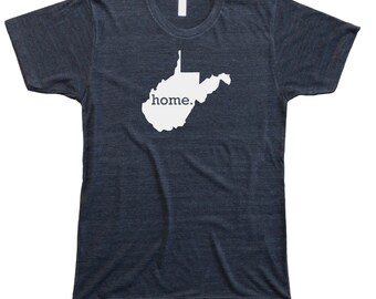 Homeland Tees Men's West Virginia Home T-shirt
