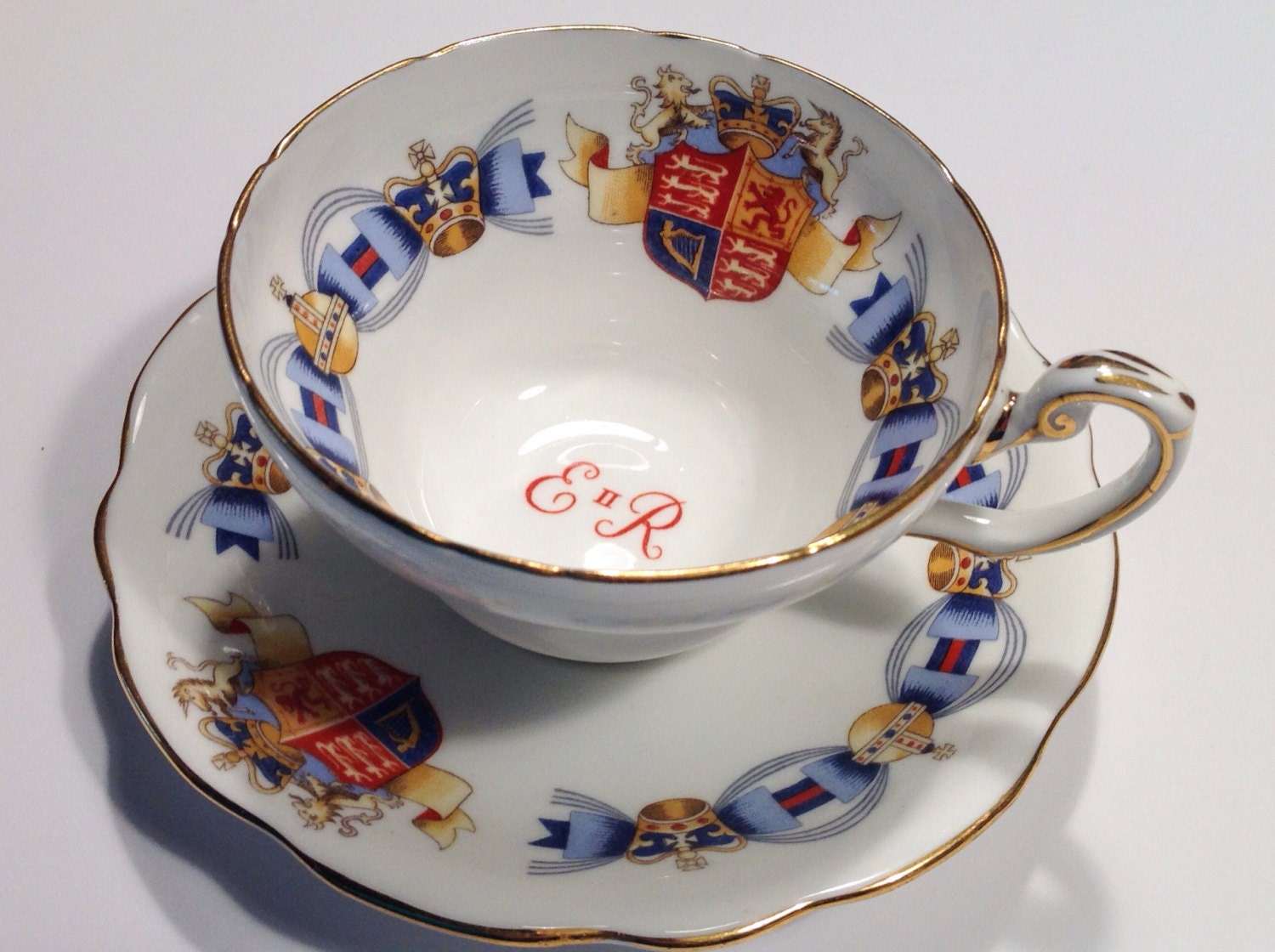 Coronation Foley Bone China tea cup and saucer