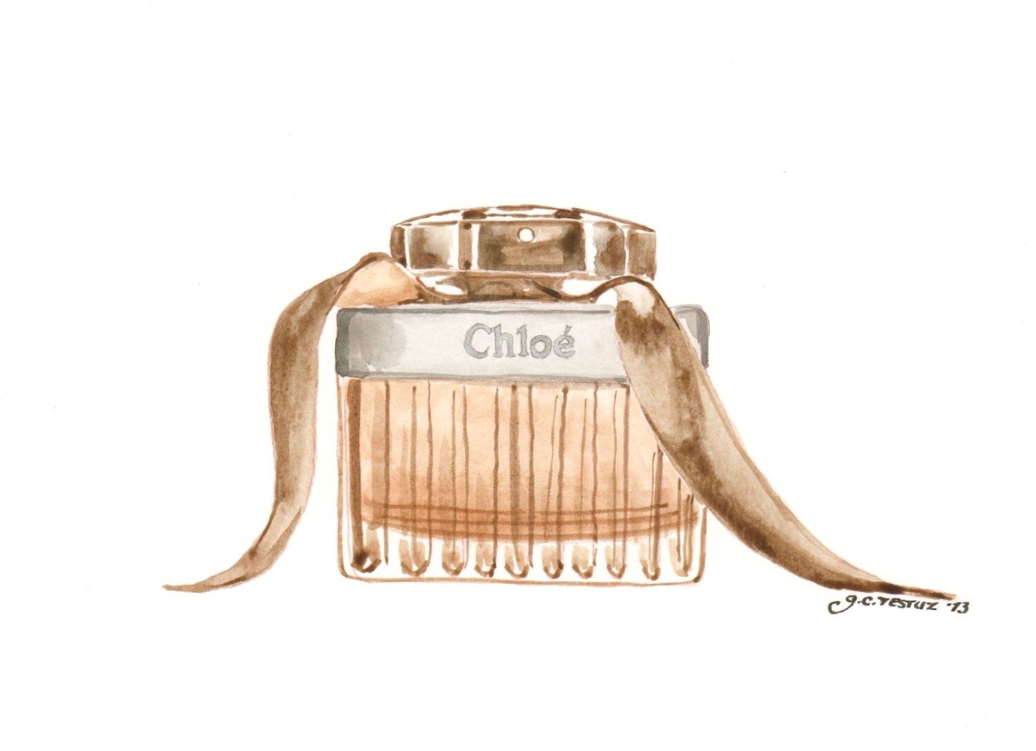 Chloe by Chloe Fragrance Watercolor Perfume bottle