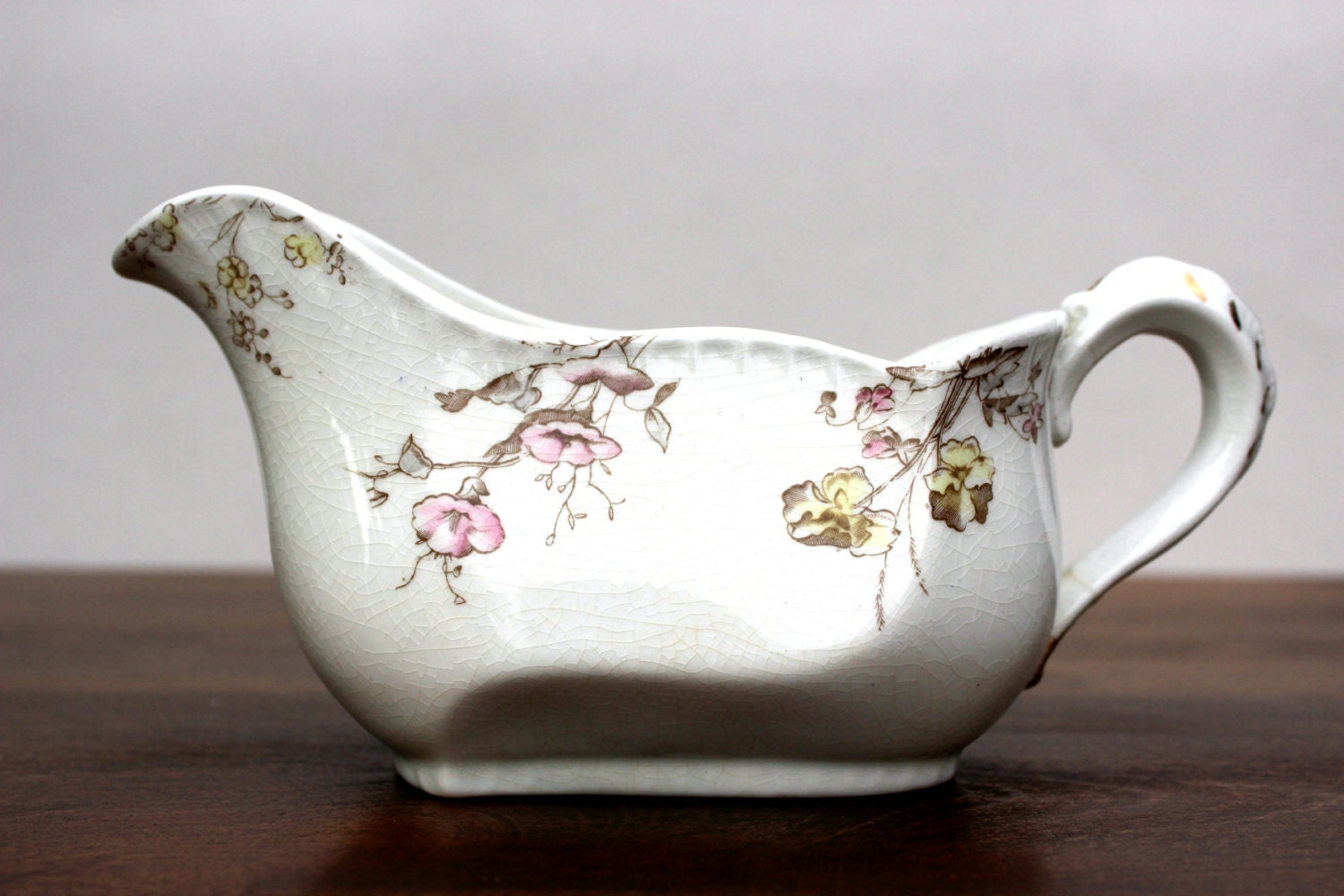 Beautiful Vintage Gravy Boat by Johnson Brothers, Made in England