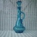 1970s Jim Beam Blue Glass Bottle Decanter