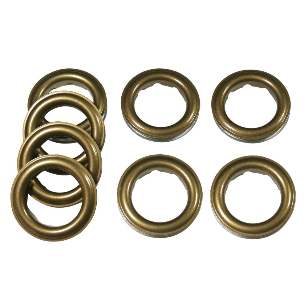 Fast Set 12 Metal Grommets Antique Brass 8 Pk 22-GE12-A8