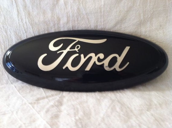 Black 9 inch ford emblem