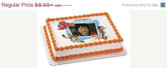 SUMMER SALE FINDING Nemo-Fish Friends Edible Image Cake Topper Il_570xn
