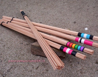 BDSM Cane Bundle ~ Caning Spanking WarmUp Leather Pride ~ Choice of Handle Color