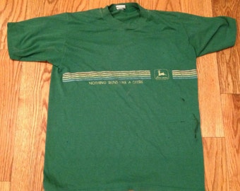 Vintage John Deer Lawn mowers 1980's SOFT t-shirt (Small)