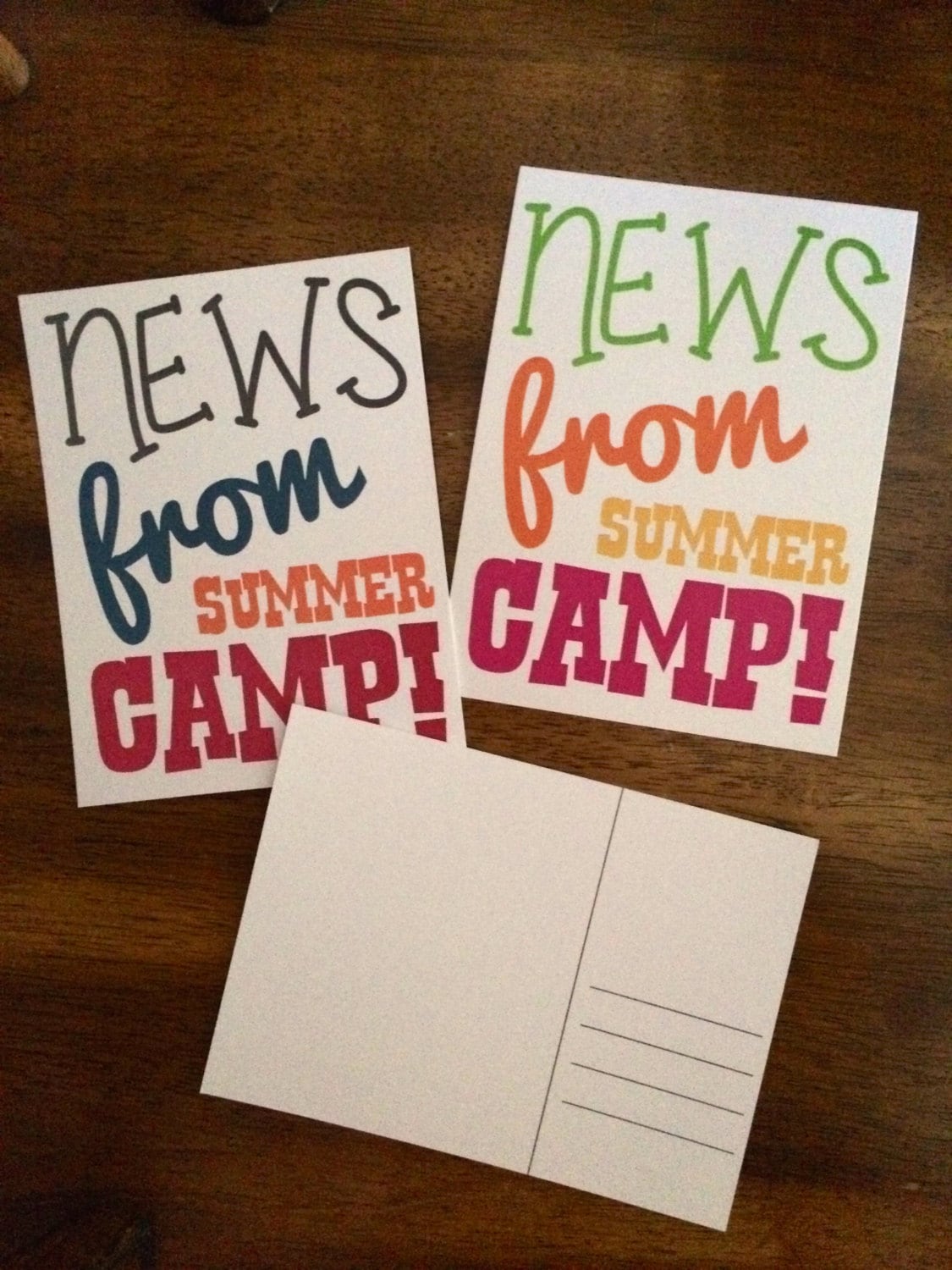 Camp Postcards/Stationery