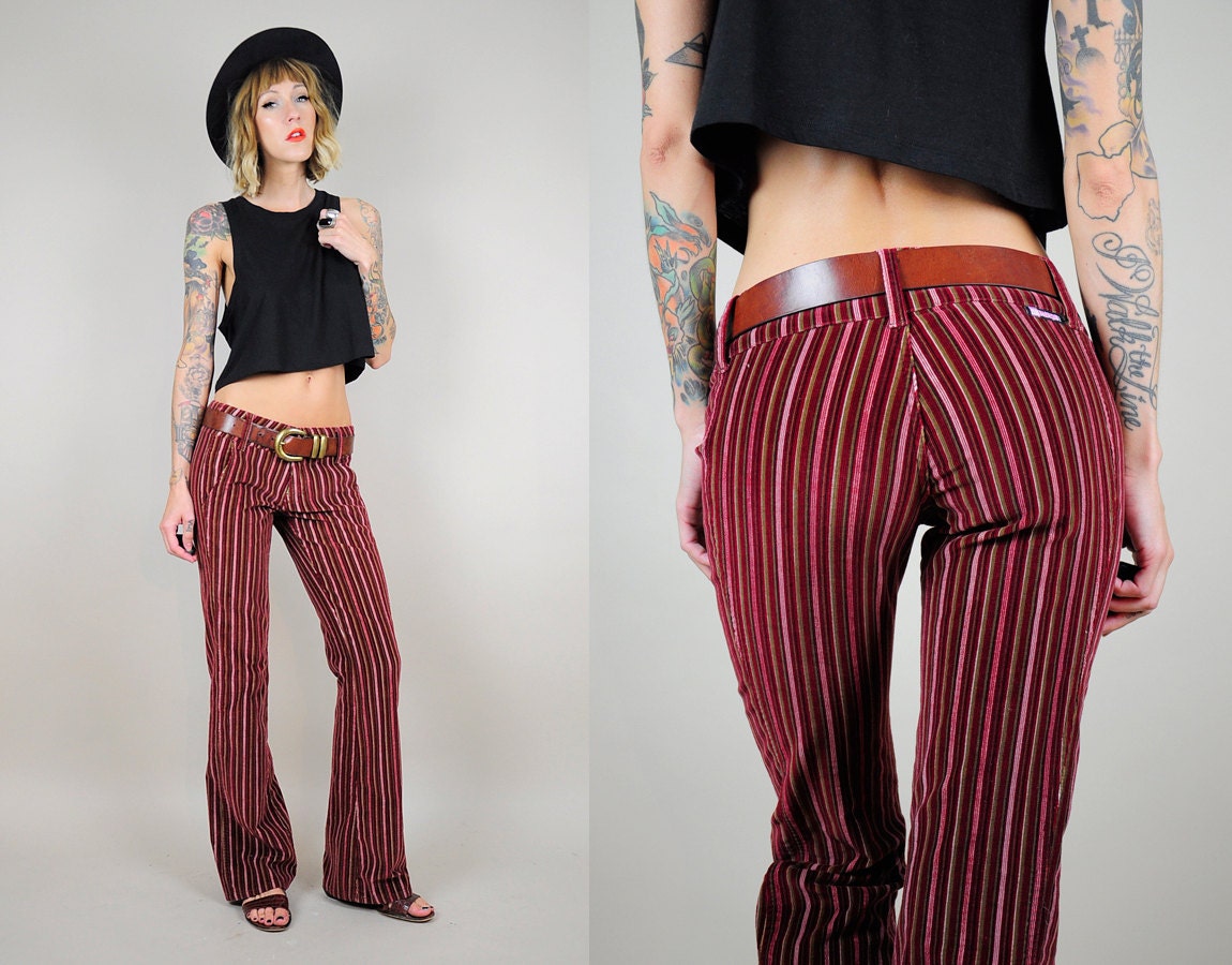 corduroy striped pants