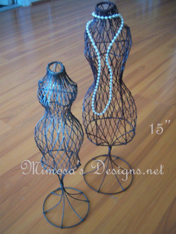 Vintage Wire Mannequin 12. Wire form Mannequin by MimosasDesigns