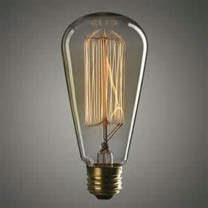 60 Watt Edison Bulbs for Industrial Lighting - 60 Watt Bulbs (1bulb)