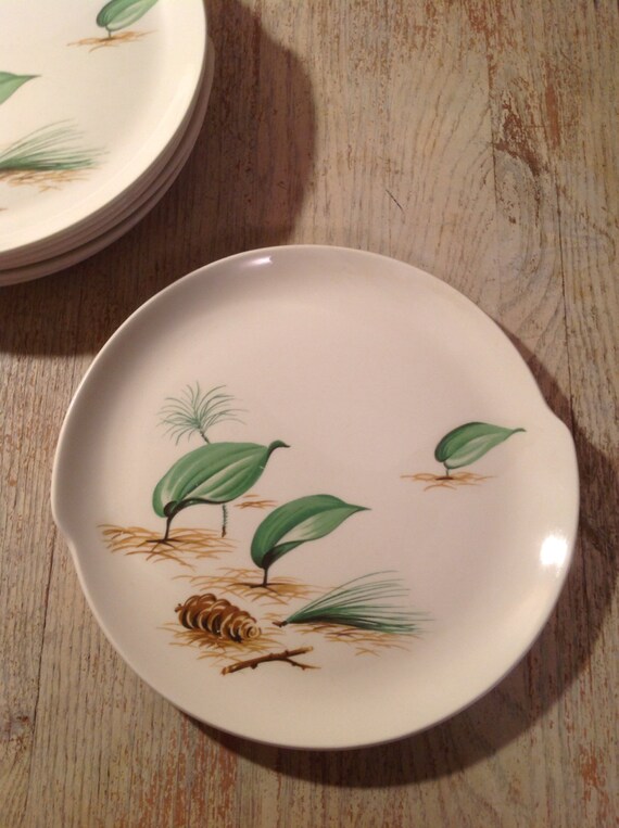 RARE W.S. Vintage China Dinner Plates by PackandAlleys