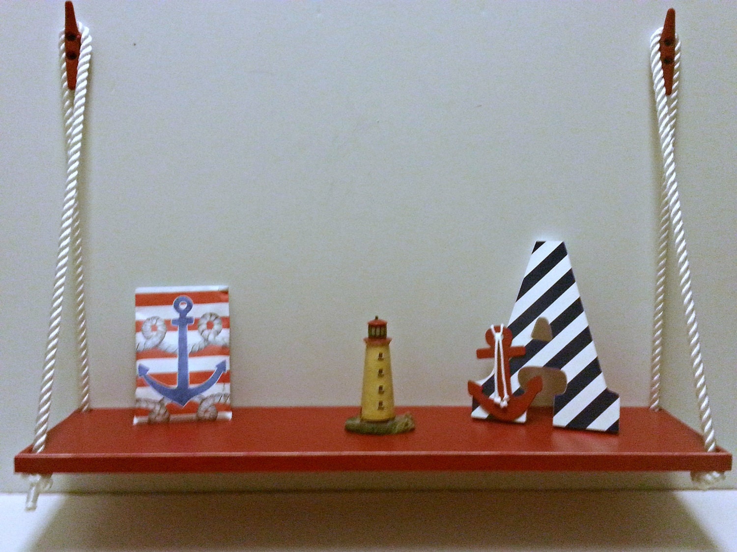 Shelf Nautical Nursery Nautical Shelf Beach Decor Rope