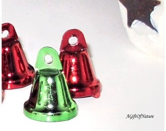 Miniature Bells For Faerie Gardens or Terrariums - Miniature Jingle Bells - Birthday Celebration Christmas Terrarium Accessory
