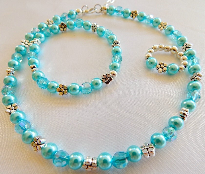 REDUCED PRICE Little Girls Jewelry Set Bluelagoon
