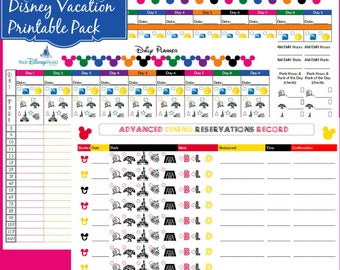 Ultimate Disney Planner Kit Printable Disney Planning