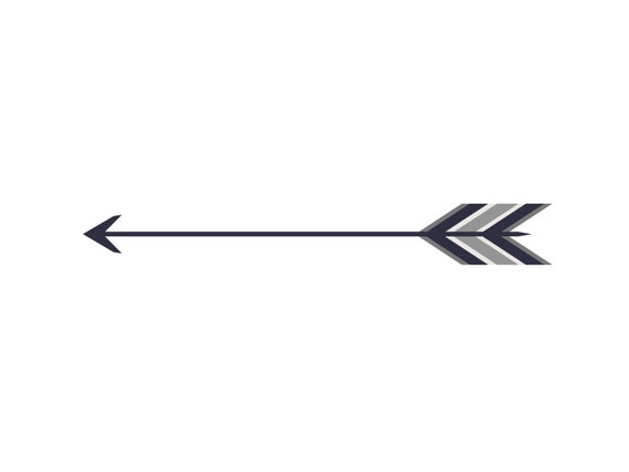 free feathered arrow clip art - photo #2
