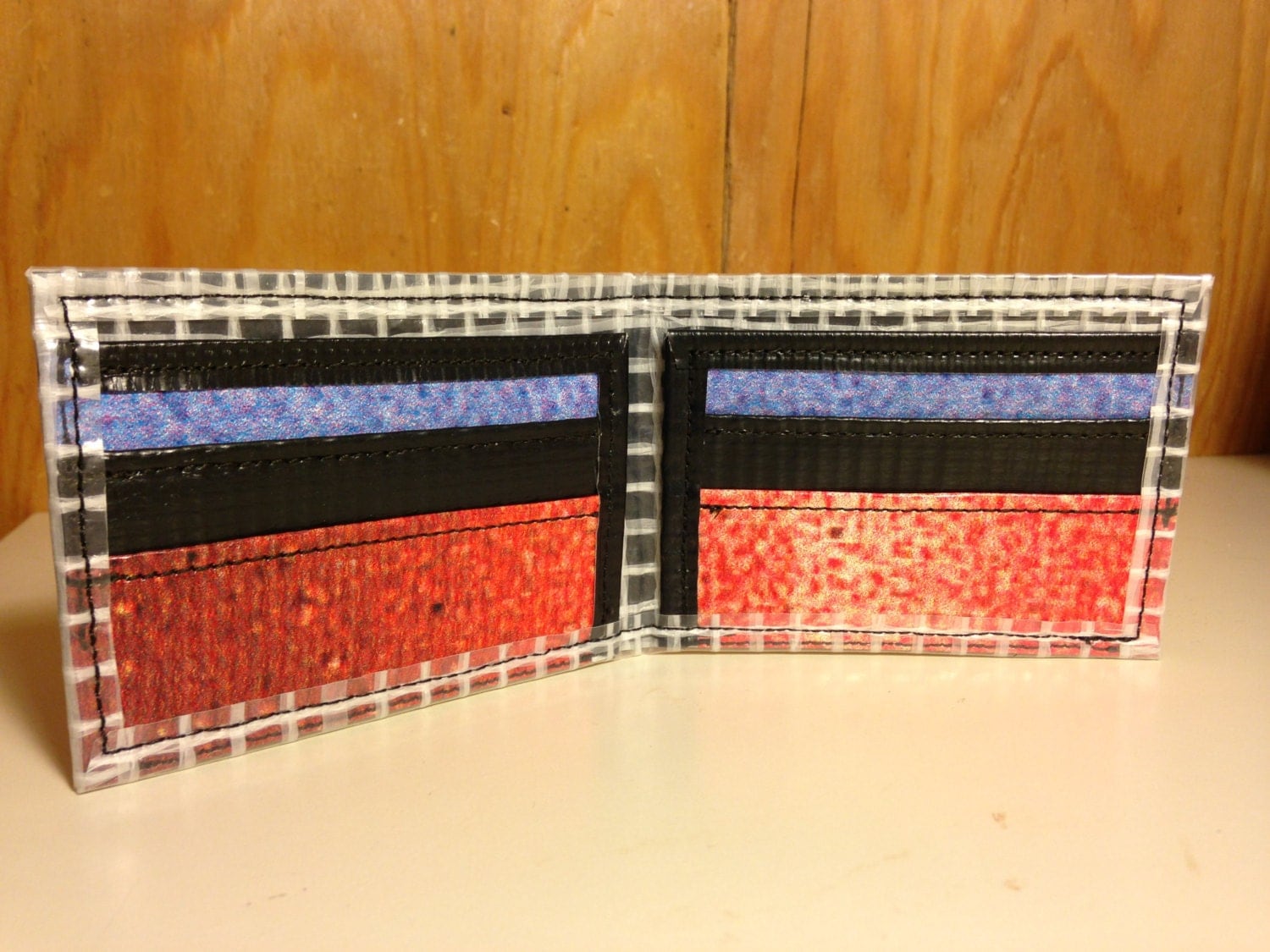 Recycled Vinyl Wallet Made from Billboard Ads Mens