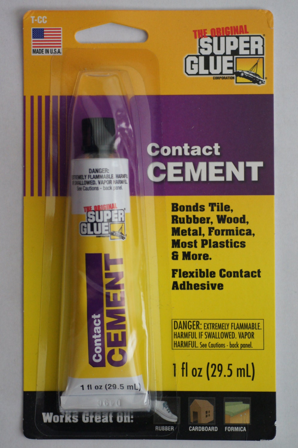 CONTACT CEMENT for Tile Rubber Wood Metal Formica