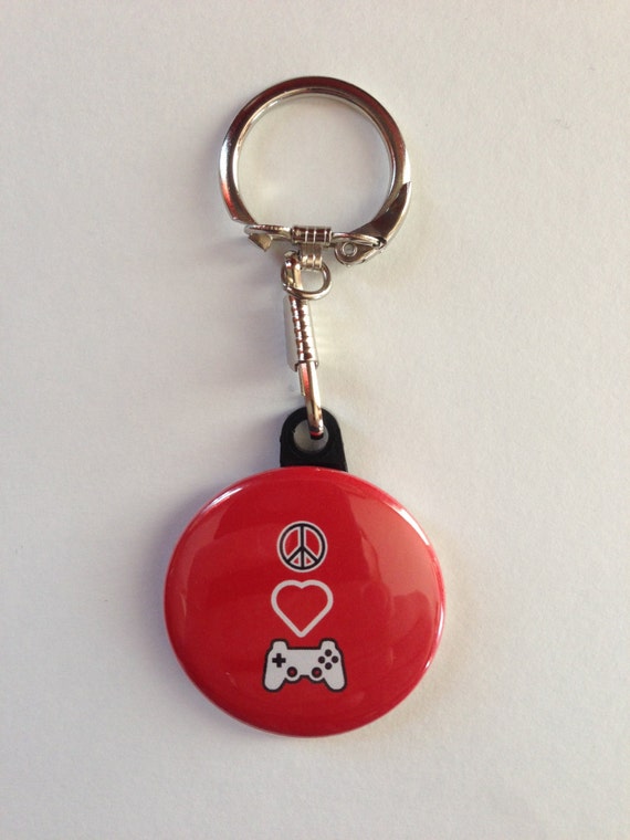 Video Game Keychain Handmade Keychain Video Game Stuff Geek