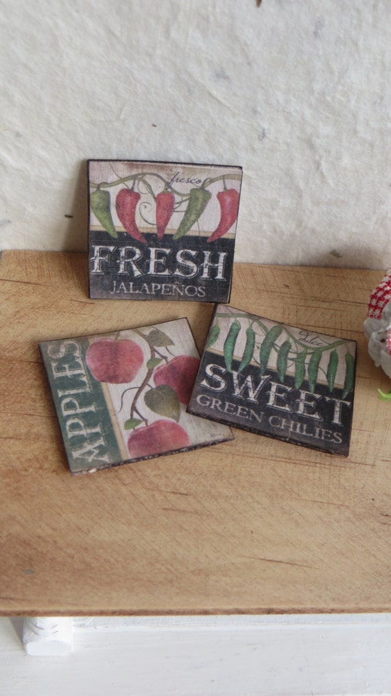 A sign for the dollhouse by Miniatyrmama on Etsy