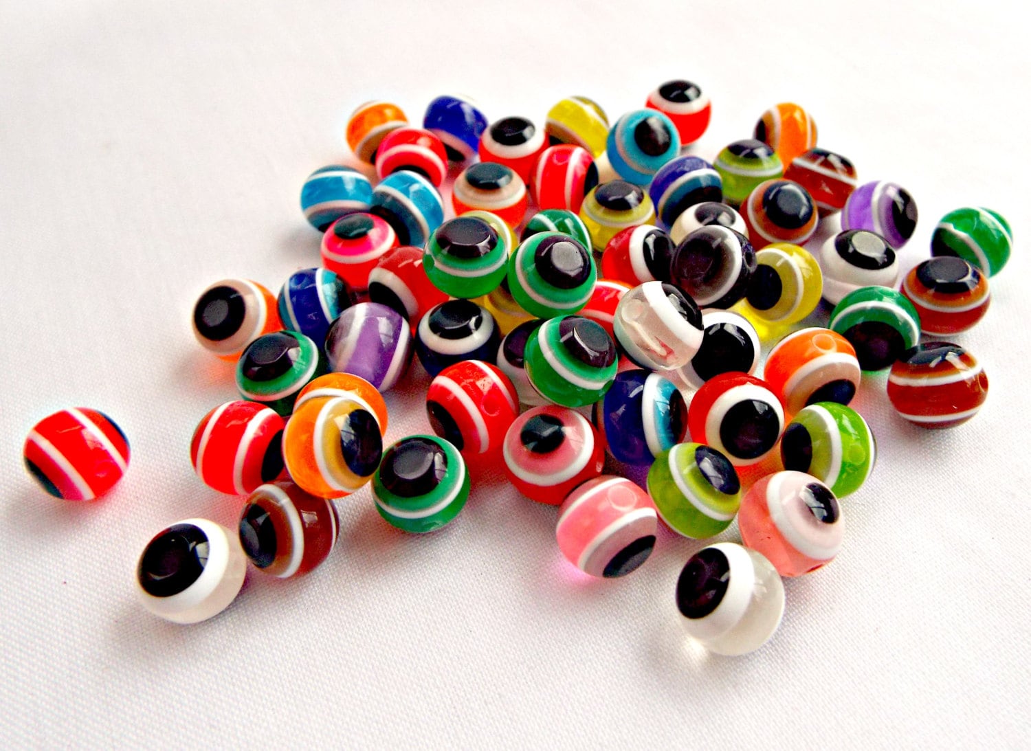 50 Evil Eye Beads Mixed Color Beads Resin Evil Eye Beads   Il Fullxfull.649948590 J4hz 