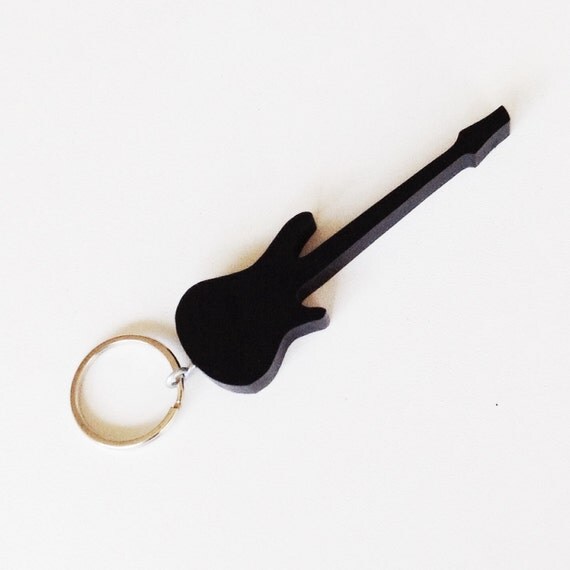 Guitar Gifts Bass Guitar Keychain Eco Friendly Gift for