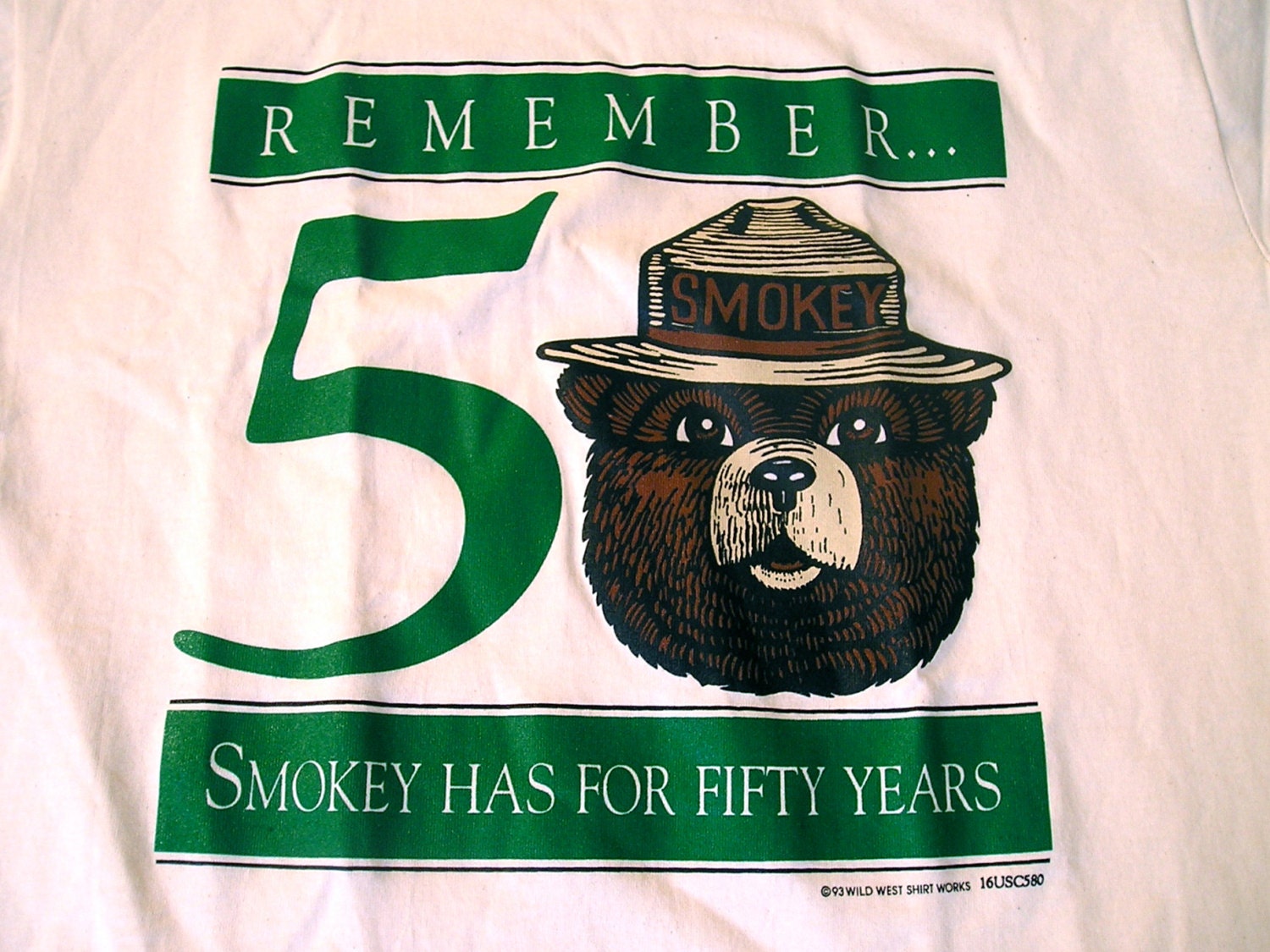 vintage smokey bear shirt