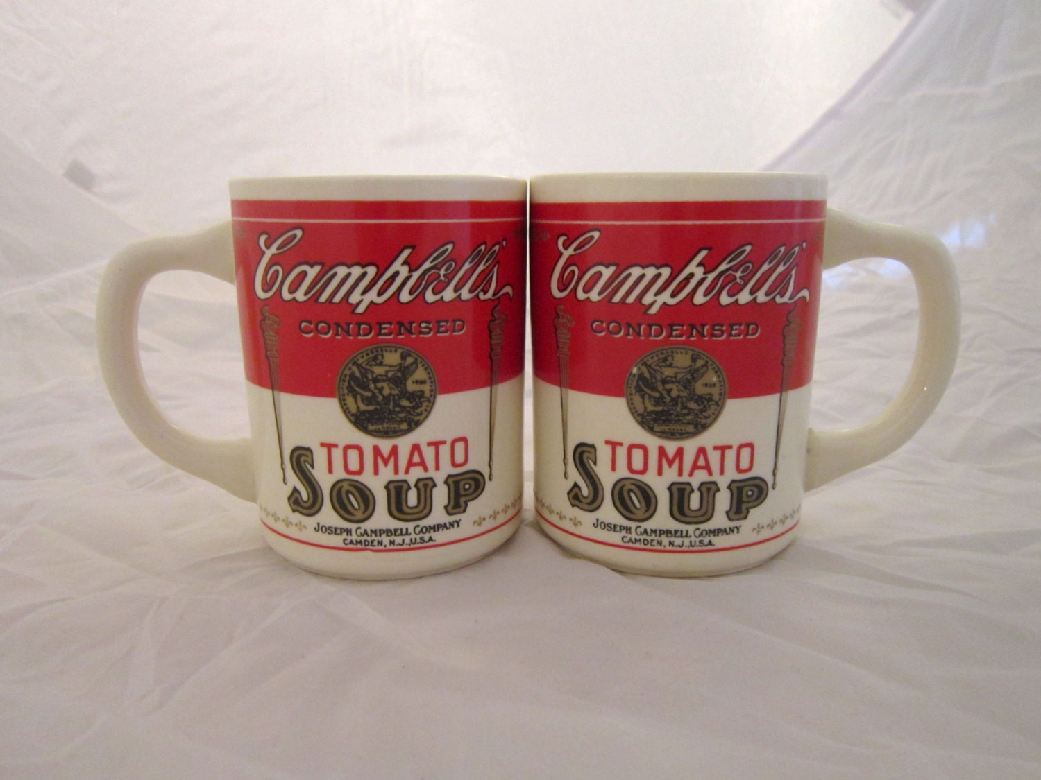 Vintage Campbell's Tomato Soup Mugs Set Of Two