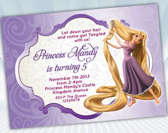 Princess Rapunzel Invitation