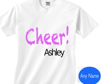 personalized cheer shirt