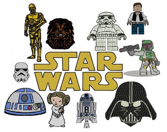 Star wars embroidery designs  etsy uk Star wars embroidery designs  etsy uk